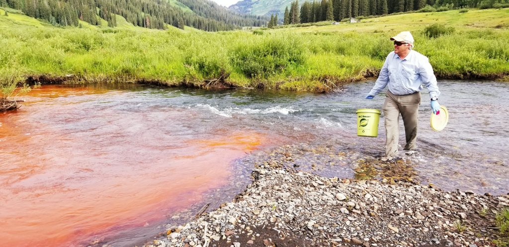 Nutrient flow in a river in Colorado.